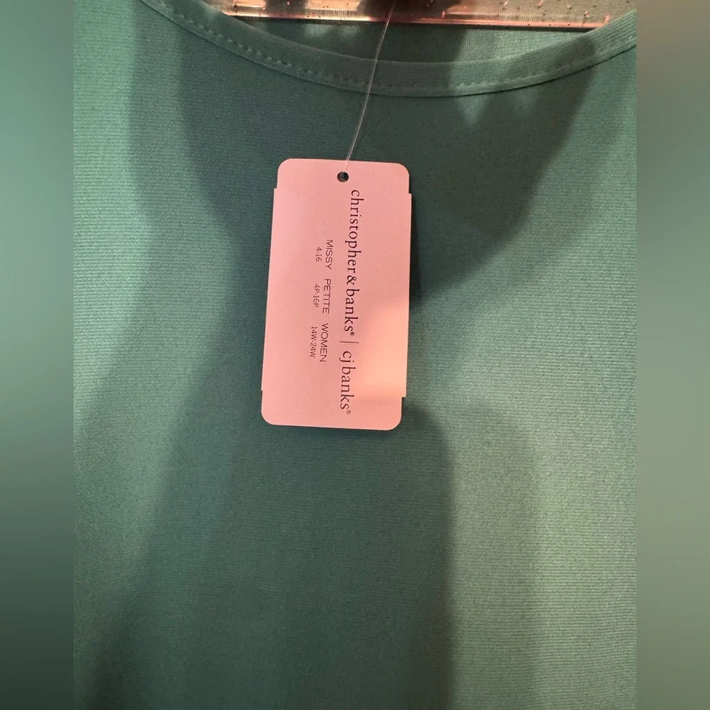 NWT Teal T-shirt Dress - Picture 4 of 16